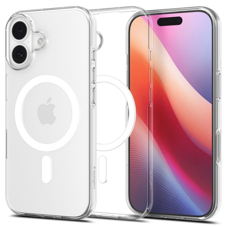 SPIGEN case LIQUID CRYSTAL MAG MAGSAFE IPHONE 17 CLEAR/WHITE