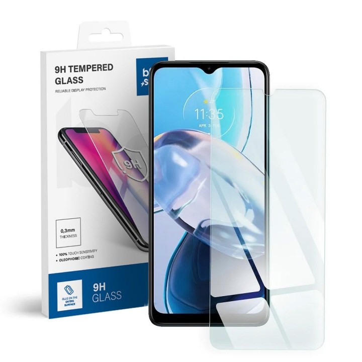 Загартоване скло для Motorola E22 Blue Star