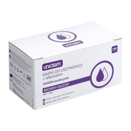 Ściereczki / gaziki do czyszczenia LCD / okularów itp. 100szt/opakowanie - dualpack sucha (50szt.) i mokra (50szt.)
