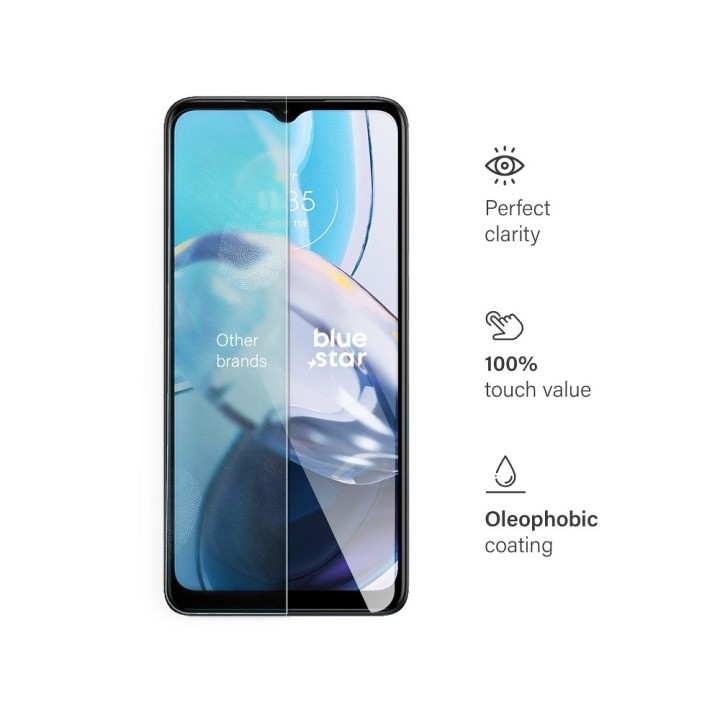 Загартоване скло для Motorola E22 Blue Star