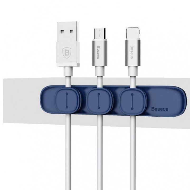 BASEUS magnetic cable organizer ACWDJ-03 blue