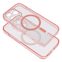 Etui na Samsung S26 PLUS Clear Mag Cover - Glitter (Str / Camera Protection) zgodne z MagSafe różówe glitter