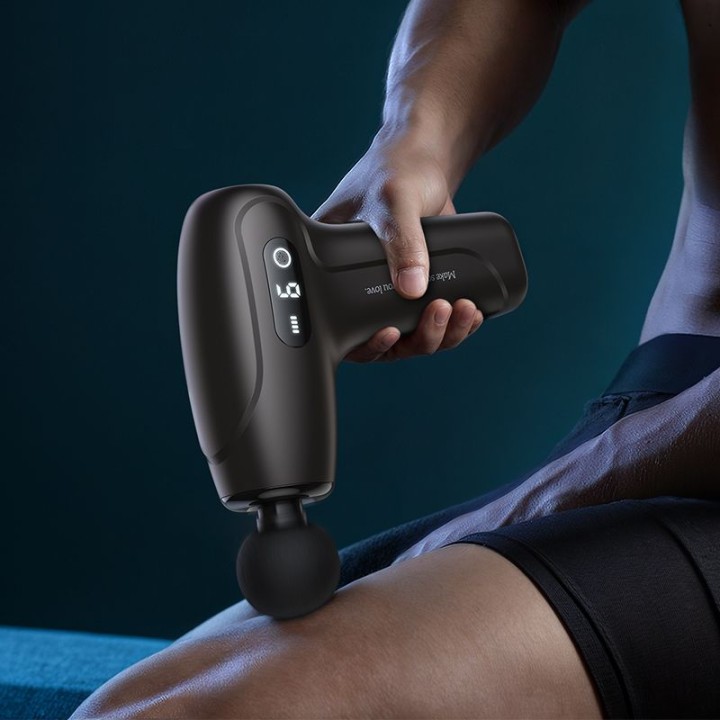 Електричний тихий міні-масажер GUN Hoco HP51 сірий