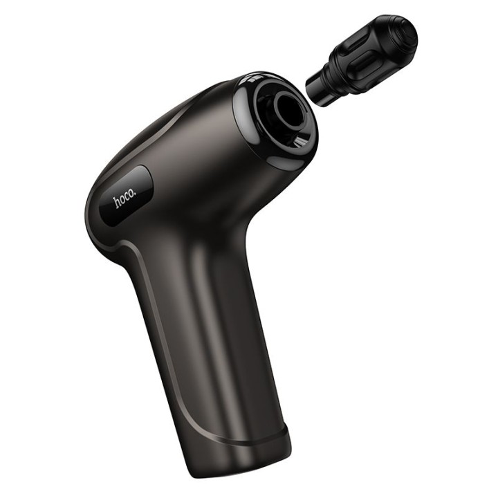 Quiet electric mini massager GUN Hoco HP51 grey