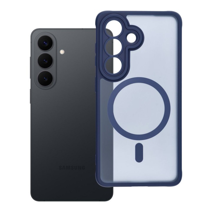 Чехол для Samsung S26 Full Matte Mag Cover совместимый с MagSafe синий