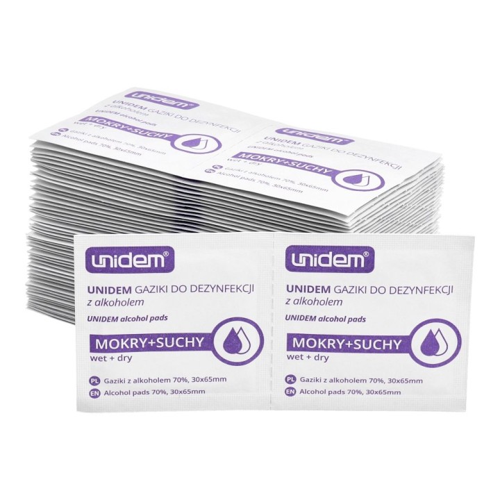 Cloths / wipes for cleaning LCD / glasses etc. 100szt/opakowanie - dualpack dry (50szt.) and wet (50szt.)
