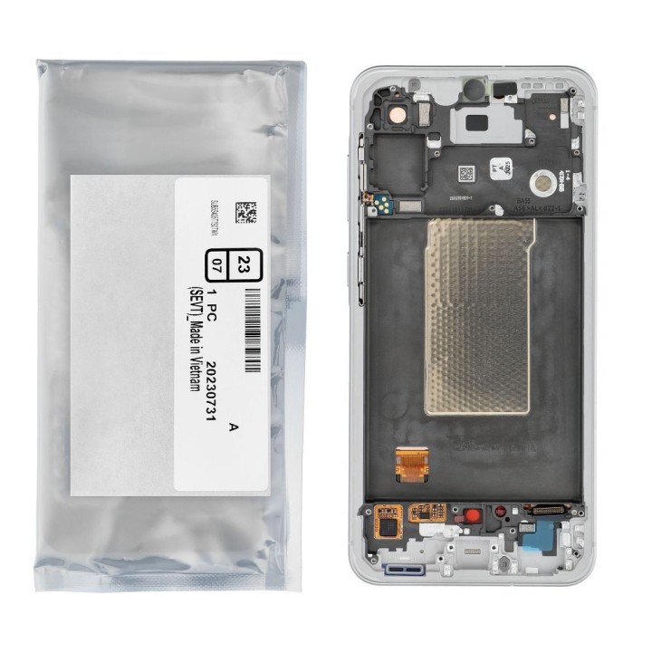 ServicePack LCD display for SAMSUNG A56 5G A566B Gray GH82-36829B