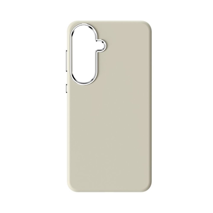 Case for Samsung S26 PLUS Forcell F-Protect Frame Premium compatible with MagSafe antique white 0INT