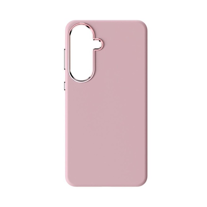 Case for Samsung S26 PLUS Forcell F-Protect Frame Premium compatible with MagSafe pink 0INT