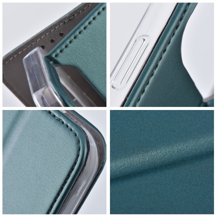 Etui z klapką na Samsung S26 ULTRA Smart Magneto ciemnozielone