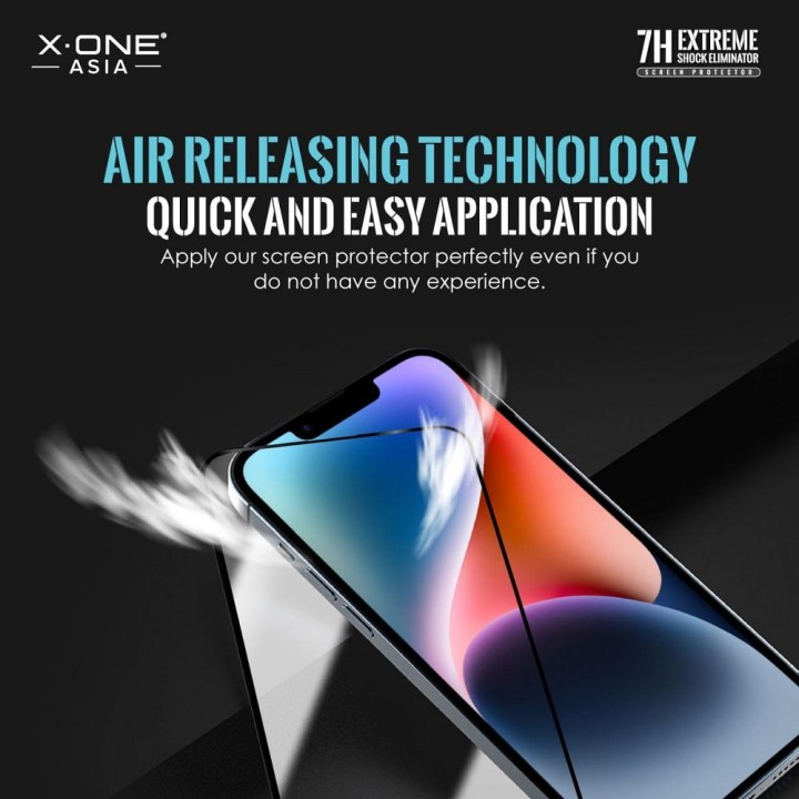 Protektor do iPhone 14 PRO / 15 LCD X-One Extreme Shock Eliminator 4th gen.