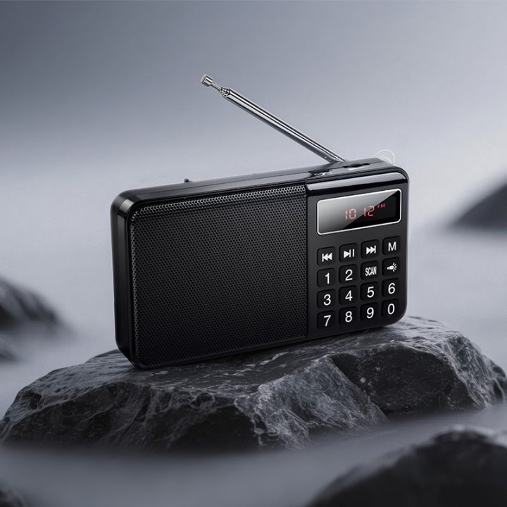 Radio portable Hoco HI50 black