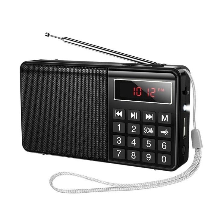 Radio portable Hoco HI50 black