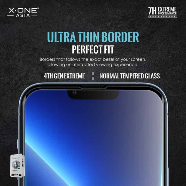Протектор для iPhone 13 PRO MAX / 14 PLUS LCD X-One Extreme Shock Eliminator 4th gen.