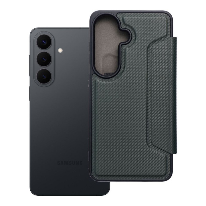 Flip case for Samsung S26 Razor Book dark green