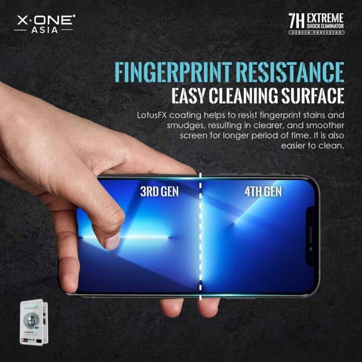 Protector for iPhone 13 PRO MAX / 14 PLUS LCD X-One Extreme Shock Eliminator 4th gen.