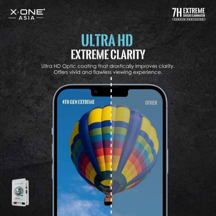 Protector for iPhone 13 PRO MAX / 14 PLUS LCD X-One Extreme Shock Eliminator 4th gen.