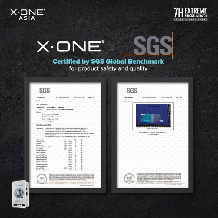 Protektor do iPhone 13 PRO MAX / 14 PLUS  LCD X-One Extreme Shock Eliminator 4th gen.
