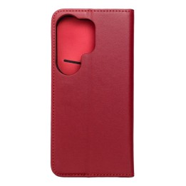Чохол з клапаном для Samsung S26 ULTRA Smart Pro Book шкіряний бордовий