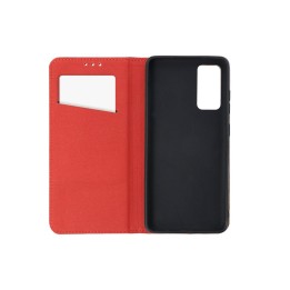 Чохол з клапаном для Samsung S26 Smart Pro Book шкіряний бордовий