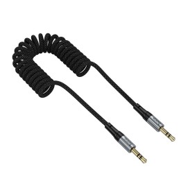 Кабель AUX Jack 3,5 mm для Jack 3,5 mm Hoco 1,5 m UPA33 чорний