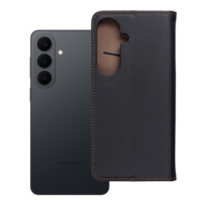 Чохол з клапаном для Samsung S26 PLUS Smart Pro Book шкіряний чорний
