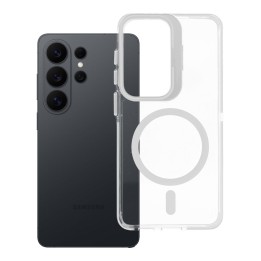 Чохол для Samsung S26 Lens Mag Cover сумісний із MagSafe білий