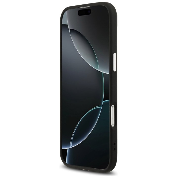 KARL LAGERFELD чехол для IPHONE 17 Air совместимый с MagSafe KLHMP17MPSMLRKCK (PU K&C PINS) черный