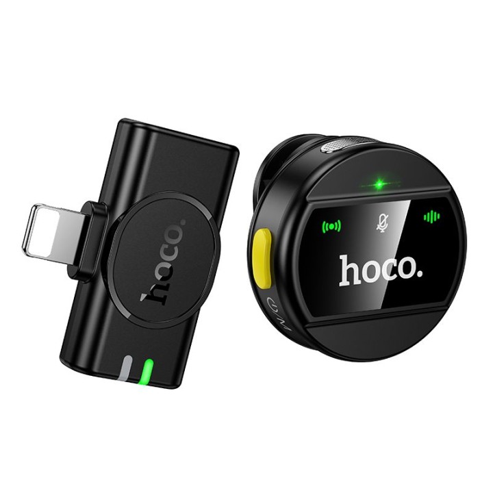 Мікрофон бездротовий Lightning Hoco L21 чорний