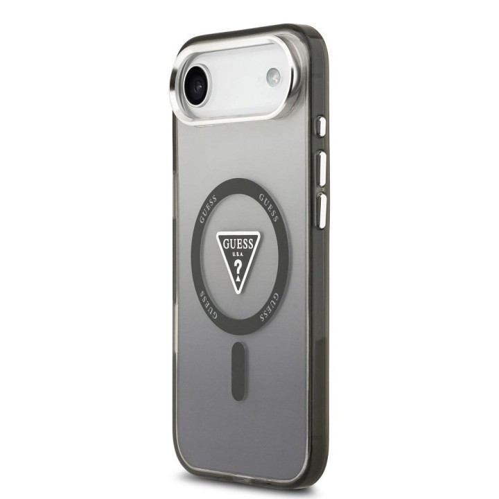 GUESS чохол для IPHONE 17 Air сумісний із MagSafe GUHMP17MHGTMLCGK (IML Gradient W/ Triangle Logo) чорний