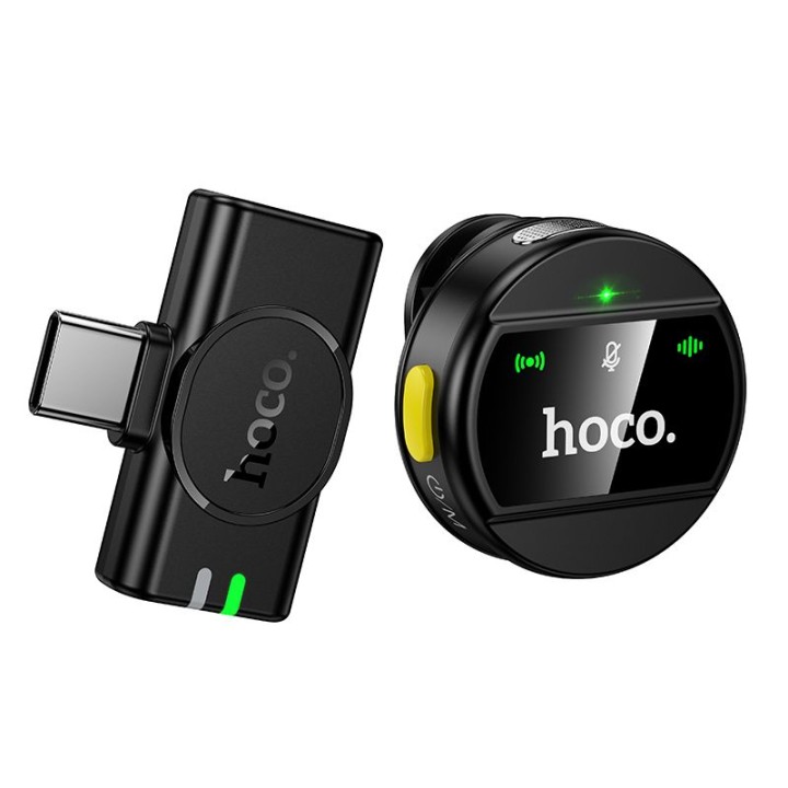 Бездротовий мікрофон USB C Hoco L21 чорний