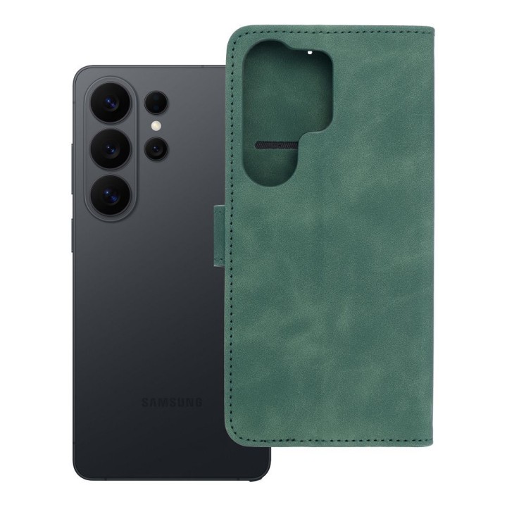 Flip case for Samsung S26 ULTRA Tender Book green