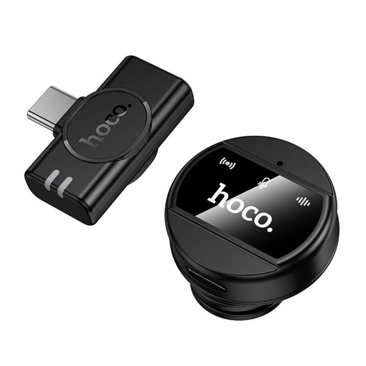 Microphone wireless USB C Hoco L21 black