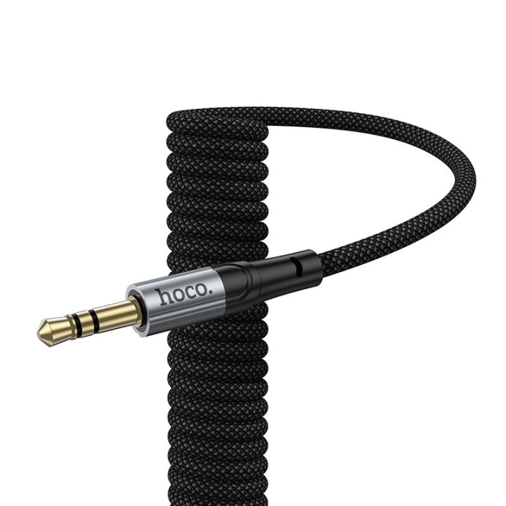 Кабель AUX Jack 3,5 mm для Lightning Hoco 1,5 m UPA33A черный