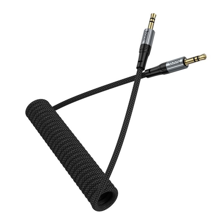 Кабель AUX Jack 3,5 mm для Jack 3,5 mm Hoco 1,5 m UPA33 чорний
