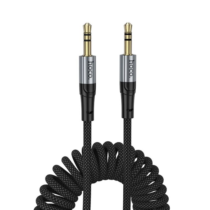 Кабель AUX Jack 3,5 mm для Jack 3,5 mm Hoco 1,5 m UPA33 чорний