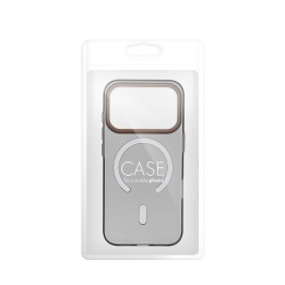 Case for iPhone 17 Pro Max / 18 Pro Max (low camera edge) Go Orange MagSafe compatible black