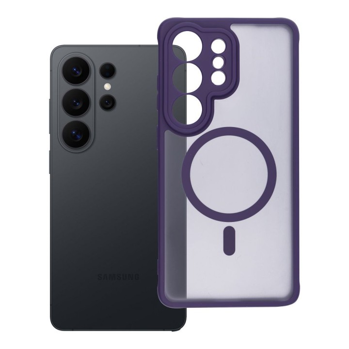 Чехол для Samsung S26 ULTRA Full Matte Mag Cover совместимый с MagSafe фиолетовый