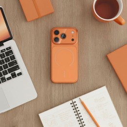 Etui na iPhone 14 PRO MAX Make 17 zgodne z MagSafe pomarańczowe