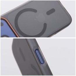 Чехол для iPhone 17 Go Orange совместимый с MagSafe черный