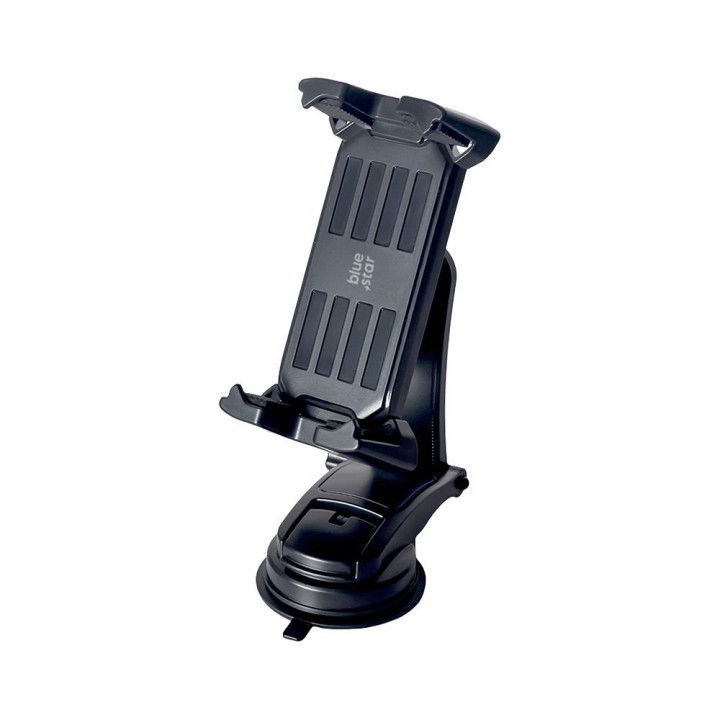 Car tablet holder Blue Star Max Wide with lock 4,7-14" for windshield black