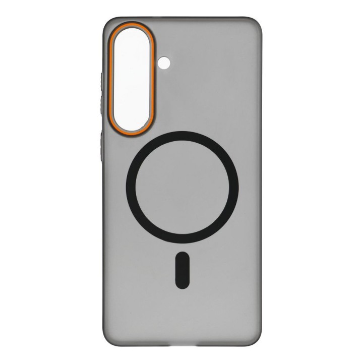 Case for Samsung S26 PLUS Go Orange MagSafe compatible black