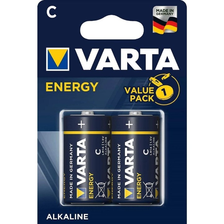 VARTA акумулятор лужна R14 (Тип C) Energy 2 шт.