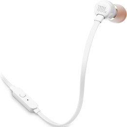 Headphones wired in-ear Jack 3,5 mm JBL T110 white