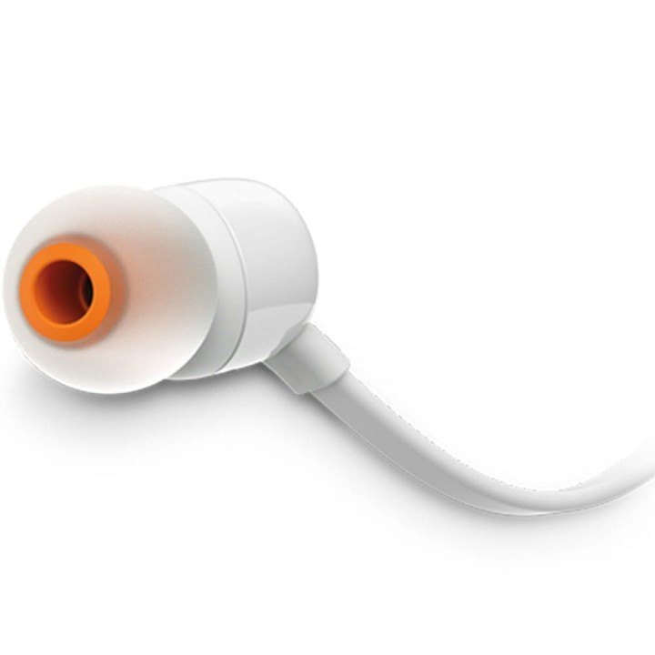 Headphones wired in-ear Jack 3,5 mm JBL T110 white