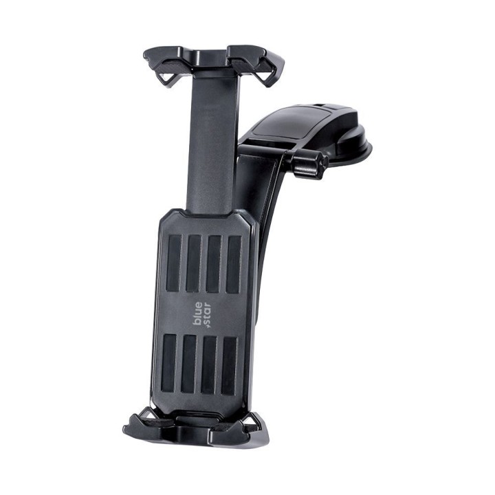 Car tablet holder Blue Star Max Wide with lock 4,7-14" for windshield black