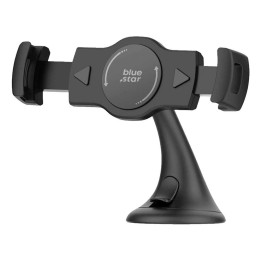 Тримач для планшет для автомобіля Blue Star Wide 4-13" для скла чорний
