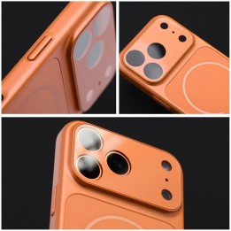 Etui na iPhone 16 Make 17 zgodne z MagSafe pomarańczowe