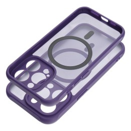 Case for iPhone 17 Full Matte Mag Cover compatible with MagSafe purple