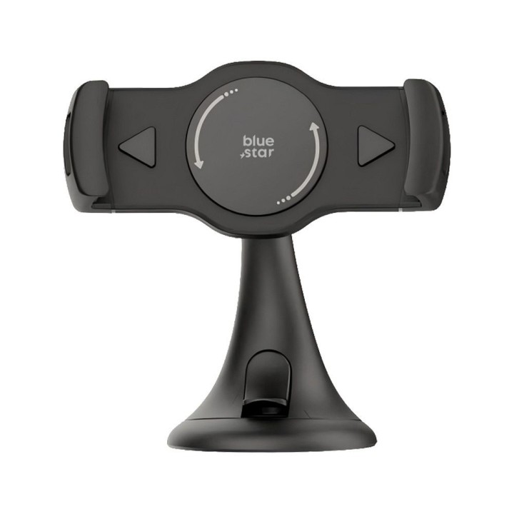 Car tablet holder Blue Star Wide 4-13" for windshield black